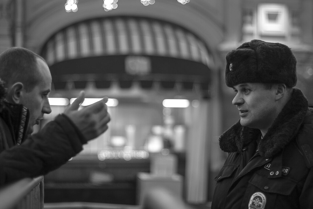 detective discussing case